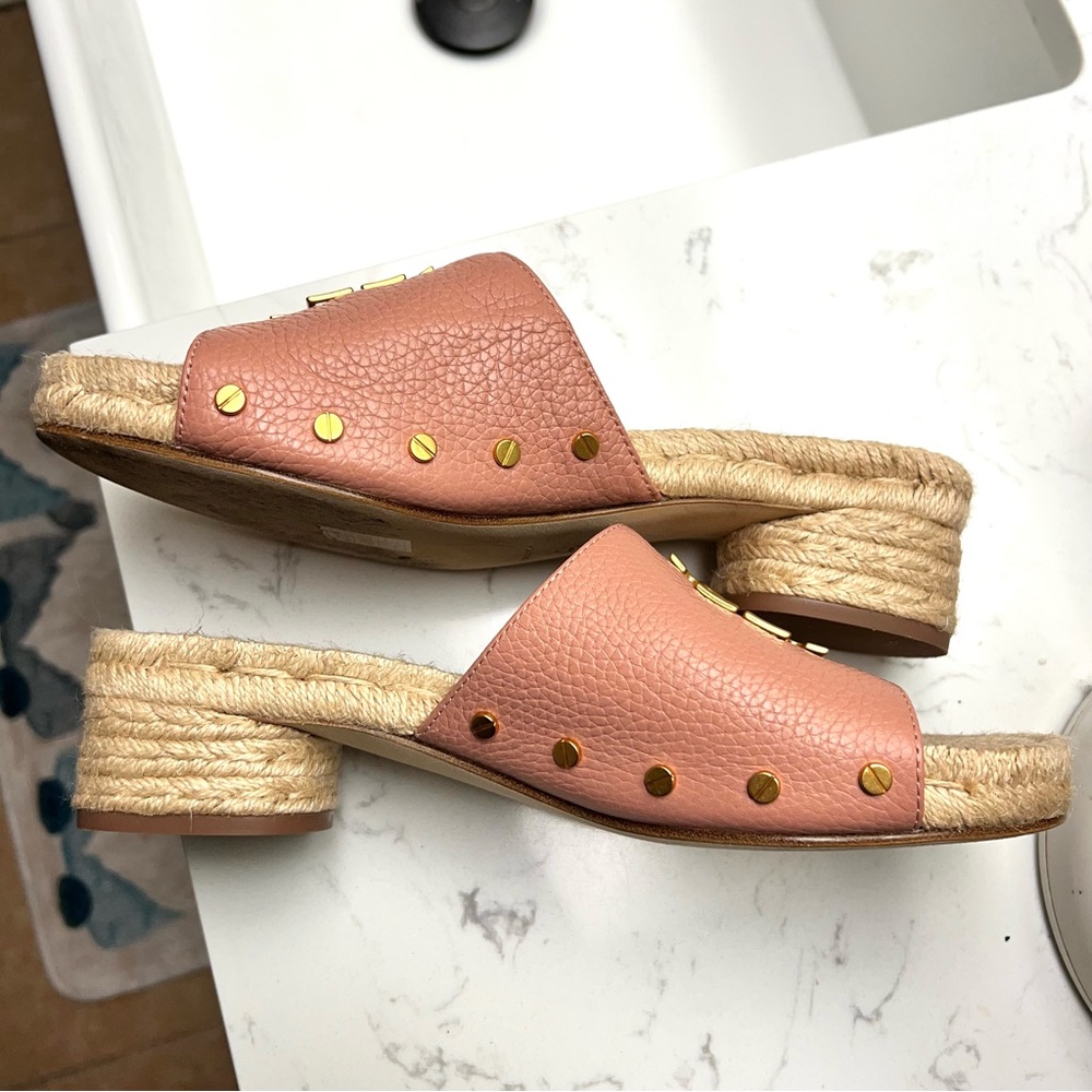 Tory Burch Britten Espadrille Slide Sandal size 9 - Picture 3 of 6